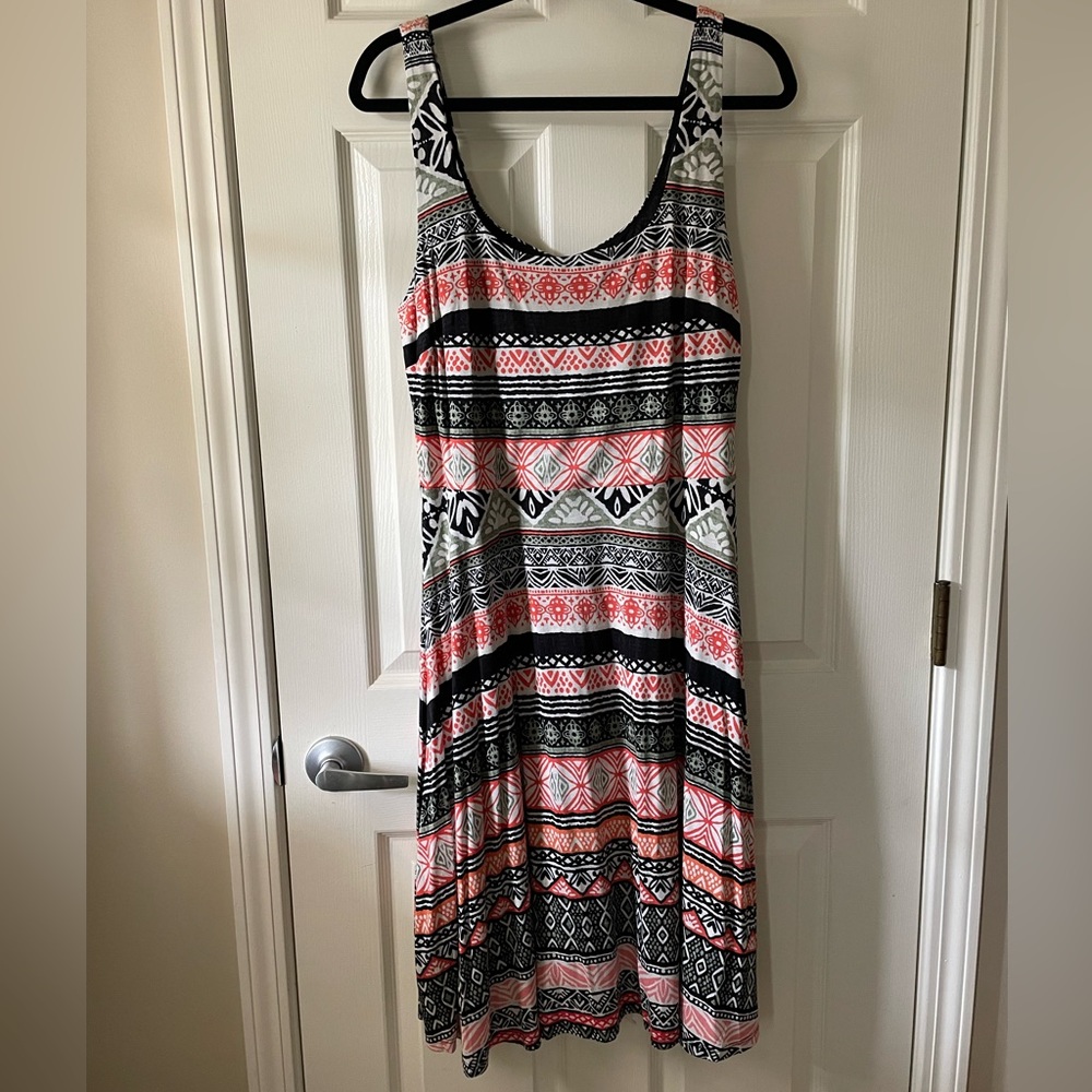 LOFT knit fit and flare dress
